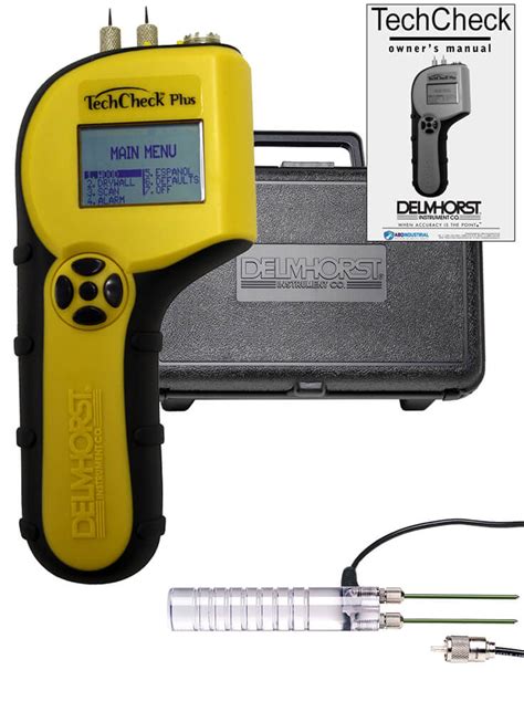 techcheck pkg techchck moisture meter with insulation and hammer probes|TechCheck PLUS .